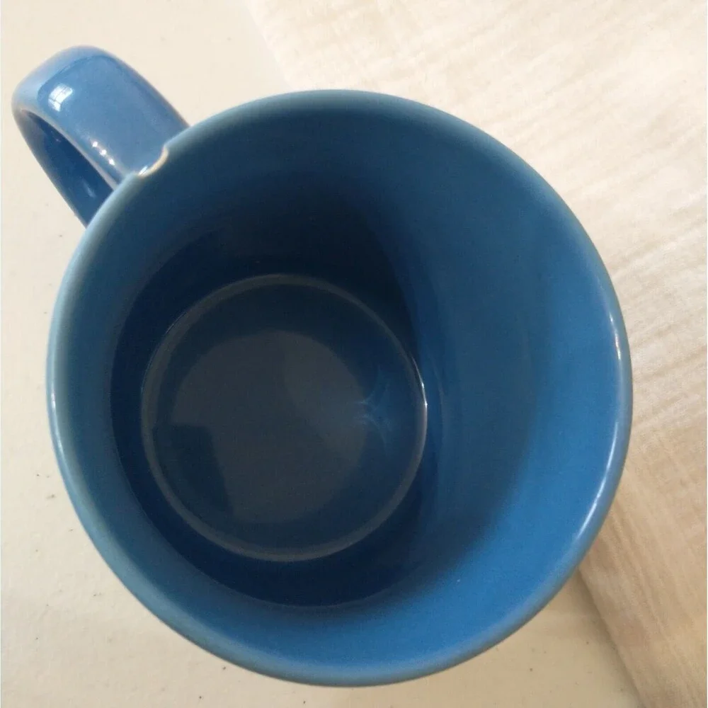 Dunkin Donuts 2014 Blue Lustre Coffee Mug